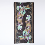 Florentina - embroidered wool scarf