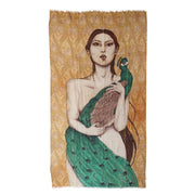 Peacock - sciarpa in modal/seta